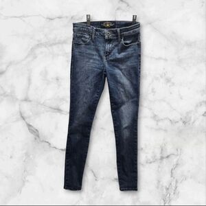 Lucky Brand Ava Legging Jeans Womens Size 0/25 Blue Stretch Denim